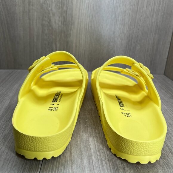Birkenstock Arizona EVA Sandals Unisex Size L10 M8 Slip-on Slide Flexible Yellow - Picture 5 of 12